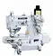 Cylinder bed interlock machine with left fabric knife